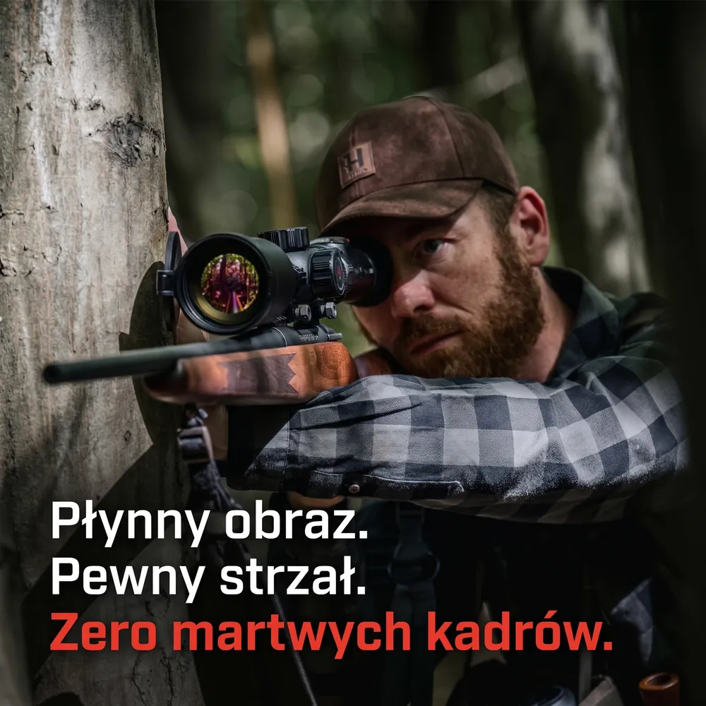 Celownik termowizyjny HIKMICRO Stellar SX75L 4.0 – widok obiektywu 75 mm z ukrytym dalmierzem